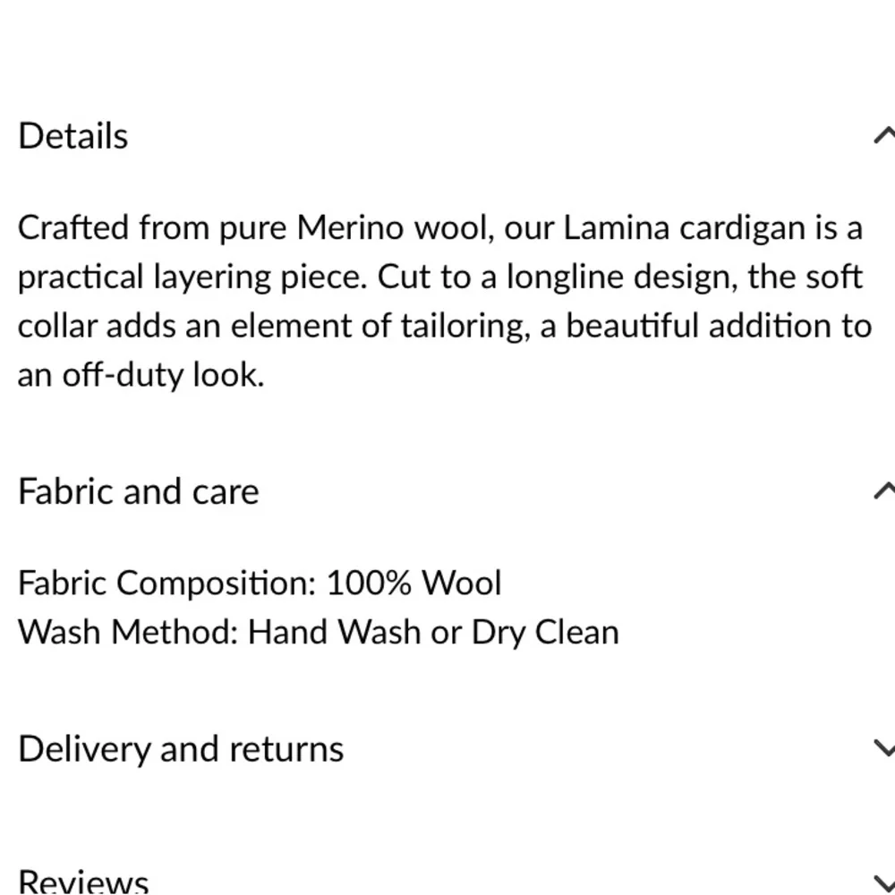 LK Bennett Lamina Knit Wool Long Cardigan - Picture 8 of 8